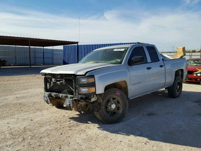 1GCRCPEH5EZ326871 - 2014 CHEVROLET SILVERADO SILVER photo 2