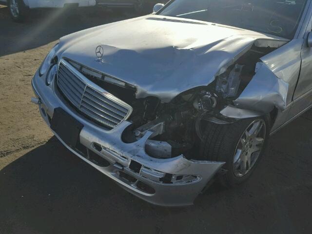 WDBUF56J46A771690 - 2006 MERCEDES-BENZ E 350 SILVER photo 9