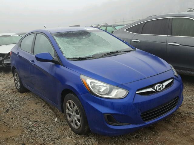 KMHCT4AE6CU190885 - 2012 HYUNDAI ACCENT GLS BLUE photo 1