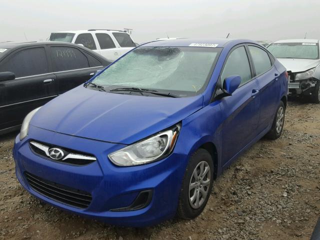 KMHCT4AE6CU190885 - 2012 HYUNDAI ACCENT GLS BLUE photo 2