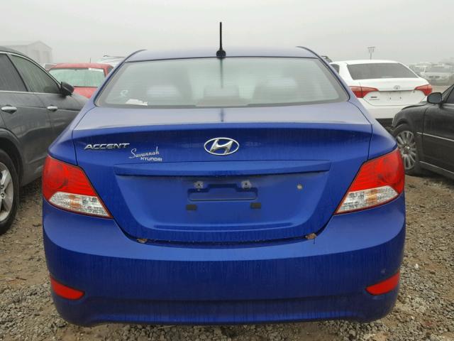 KMHCT4AE6CU190885 - 2012 HYUNDAI ACCENT GLS BLUE photo 9