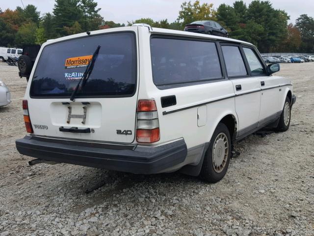 YV1AA8853M1892254 - 1991 VOLVO 240 BASE WHITE photo 4