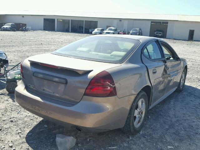 2G2WP552X61246603 - 2006 PONTIAC GRAND PRIX BROWN photo 4