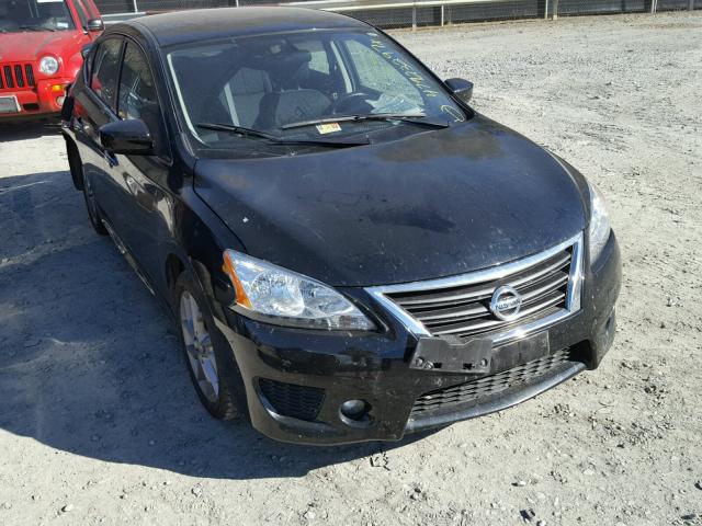 3N1AB7AP5DL776901 - 2013 NISSAN SENTRA S BLACK photo 1