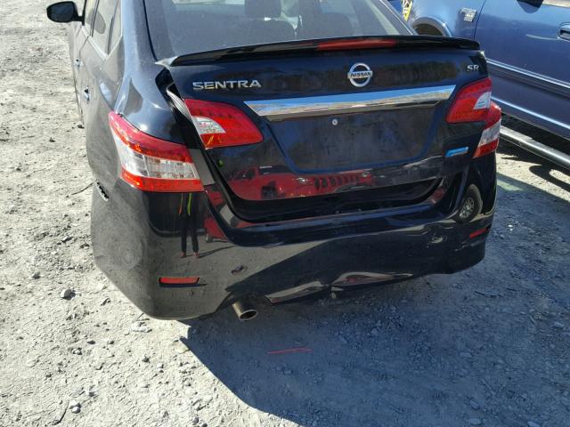 3N1AB7AP5DL776901 - 2013 NISSAN SENTRA S BLACK photo 9