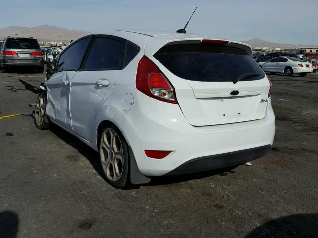 3FADP4TJ4EM212337 - 2014 FORD FIESTA S WHITE photo 3