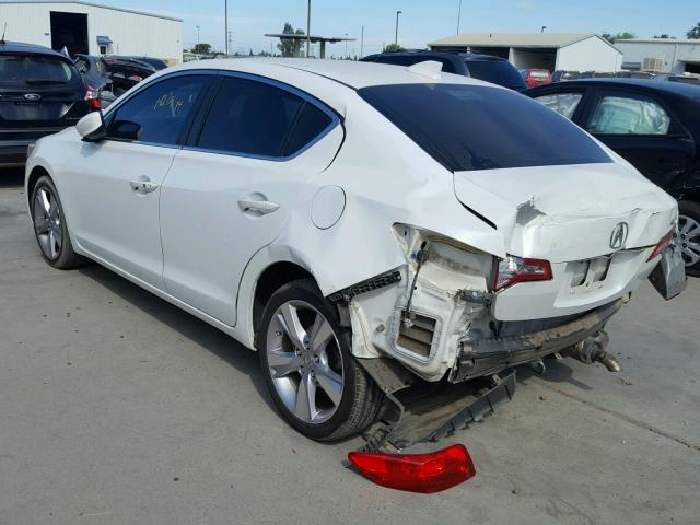 19VDE1F35EE009519 - 2014 ACURA ILX 20 WHITE photo 3