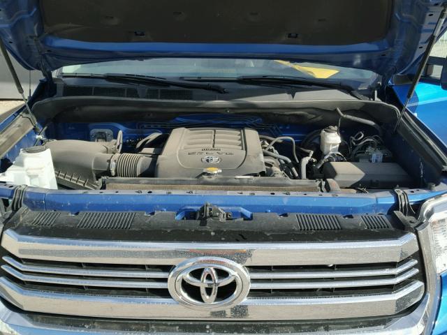 5TFEW5F11GX208018 - 2016 TOYOTA TUNDRA CRE BLUE photo 7