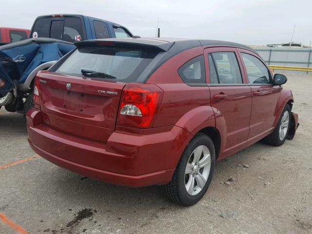 1B3CB3HA7AD566397 - 2010 DODGE CALIBER MA RED photo 4