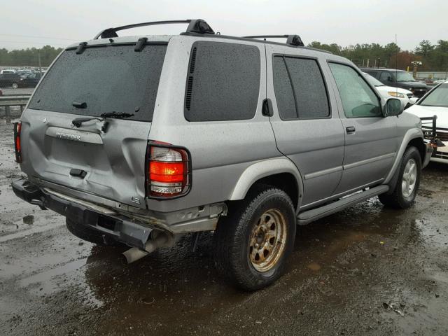 JN8DR07YX1W520986 - 2001 NISSAN PATHFINDER SILVER photo 4