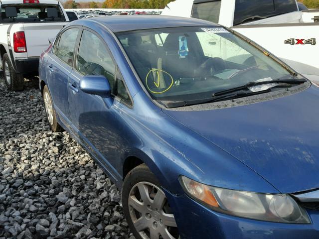 2HGFA16579H539404 - 2009 HONDA CIVIC LX BLUE photo 1