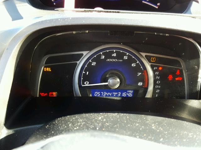 2HGFA16579H539404 - 2009 HONDA CIVIC LX BLUE photo 8