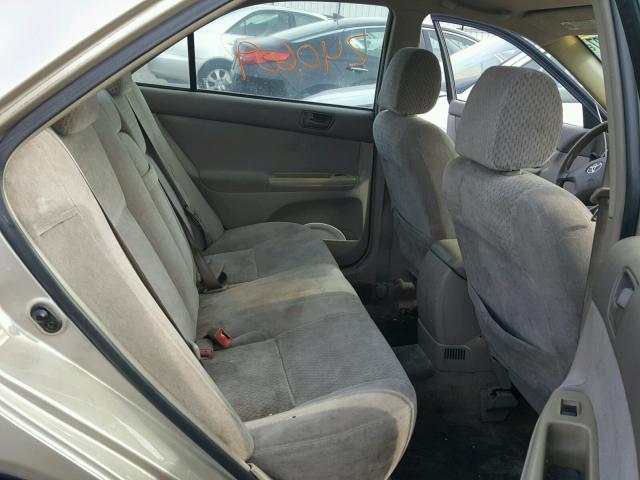 4T1BE32K33U226553 - 2003 TOYOTA CAMRY LE 金色 照片 6