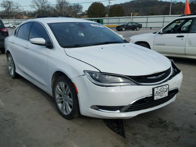 1C3CCCAB5FN752038 - 2015 CHRYSLER 200 LIMITE WHITE photo 1