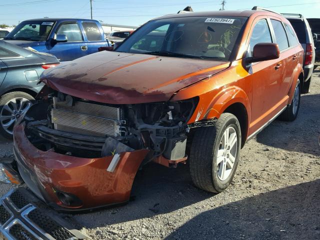 3C4PDCBB9CT342024 - 2012 DODGE JOURNEY SX ORANGE photo 2