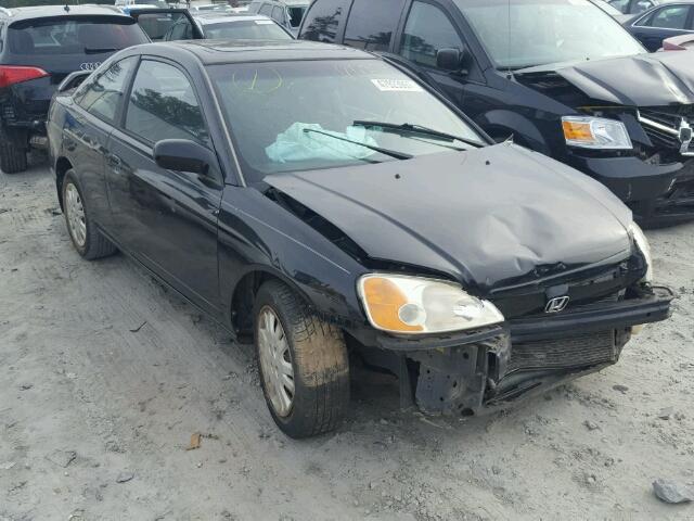 1HGEM22923L026279 - 2003 HONDA CIVIC EX BLACK photo 1