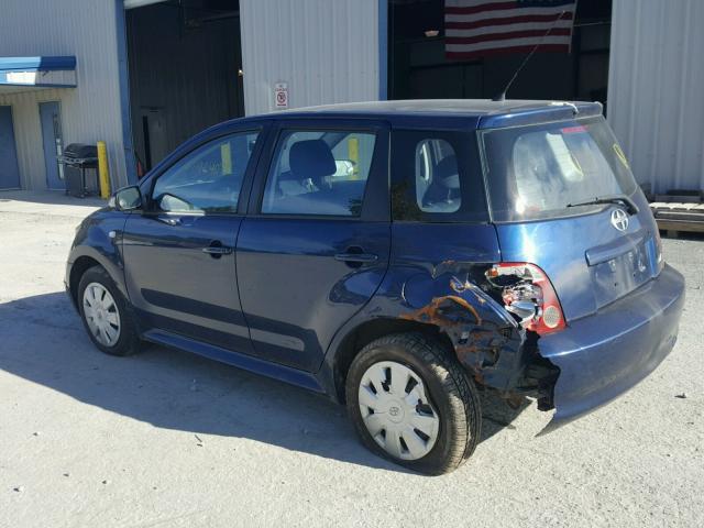 JTKKT624760168366 - 2006 TOYOTA SCION XA BLUE photo 9