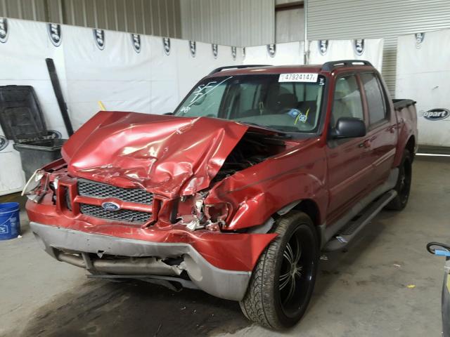 1FMZU67E33UC36974 - 2003 FORD EXPLORER S BURGUNDY photo 2