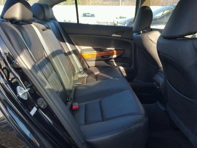1HGCP2F84BA083500 - 2011 HONDA ACCORD EXL BLACK photo 6
