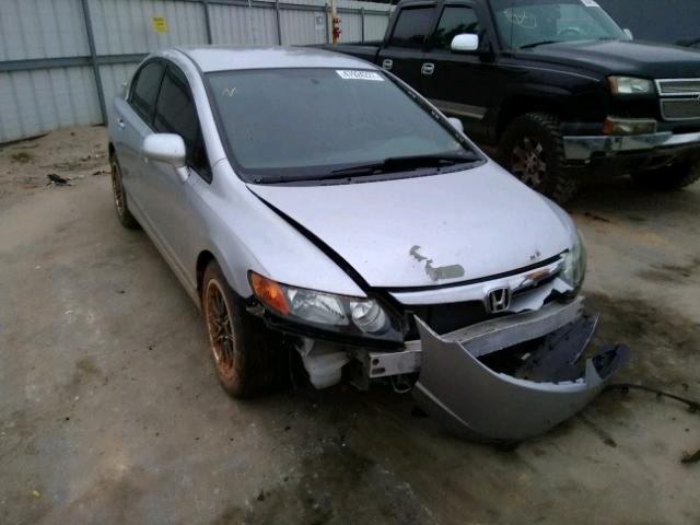 2HGFA16576H516474 - 2006 HONDA CIVIC LX SILVER photo 1