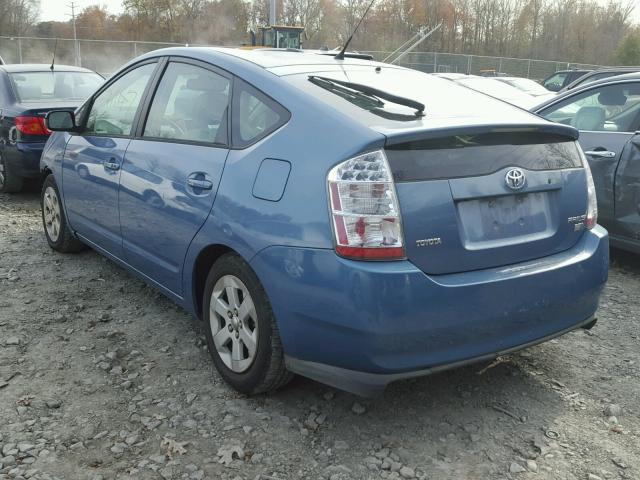 JTDKB20U967518741 - 2006 TOYOTA PRIUS BLUE photo 3