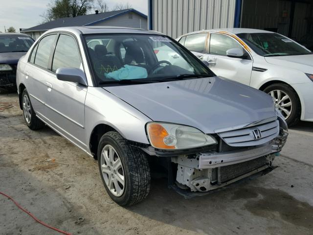 1HGES26763L017888 - 2003 HONDA CIVIC EX SILVER photo 1