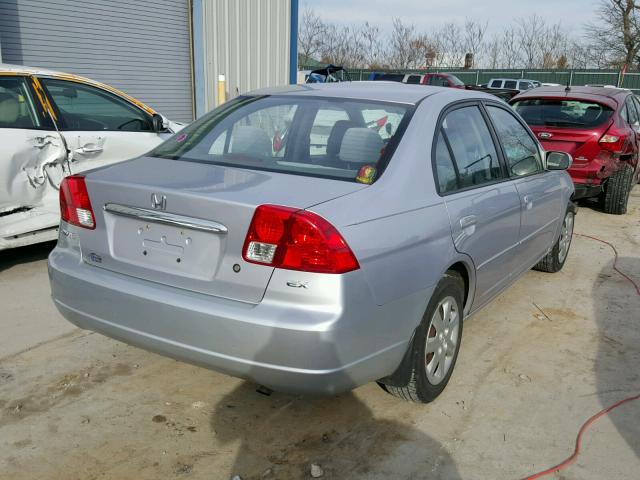 1HGES26763L017888 - 2003 HONDA CIVIC EX SILVER photo 4