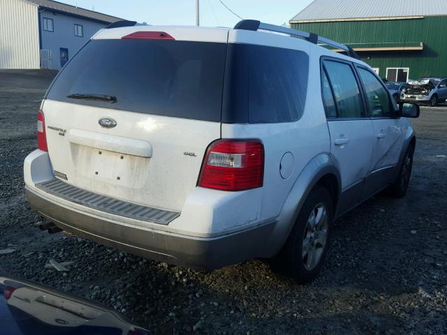 1FMZK05195GA03444 - 2005 FORD FREESTYLE WHITE photo 4