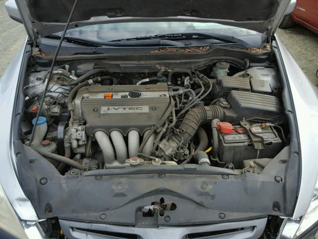 JHMCM568X4C027852 - 2004 HONDA ACCORD EX SILVER photo 7