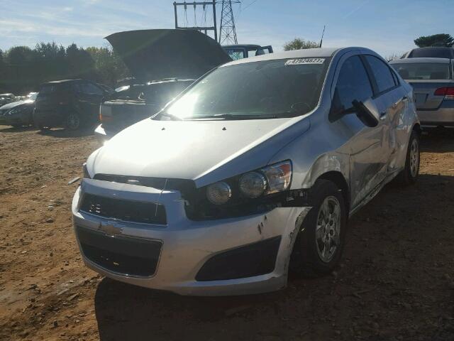 1G1JA5SHXE4238576 - 2014 CHEVROLET SONIC LS SILVER photo 2