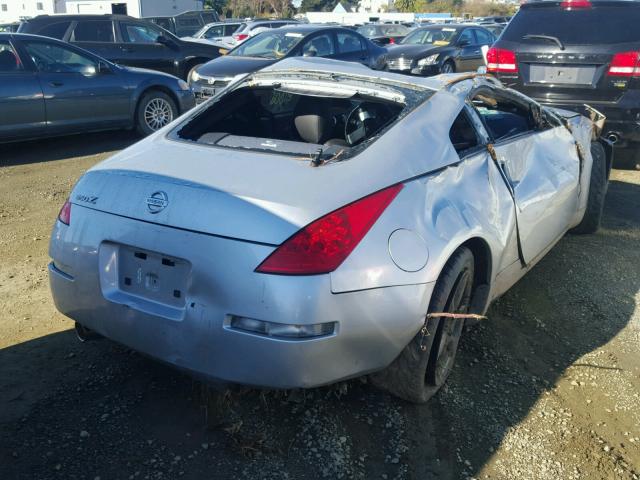 JN1BZ34D48M706358 - 2008 NISSAN 350Z COUPE SILVER photo 4