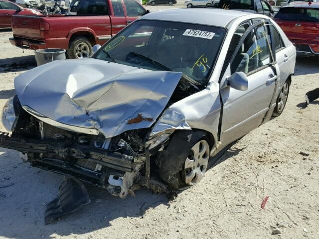 KNAFE121375410437 - 2007 KIA SPECTRA EX SILVER photo 2