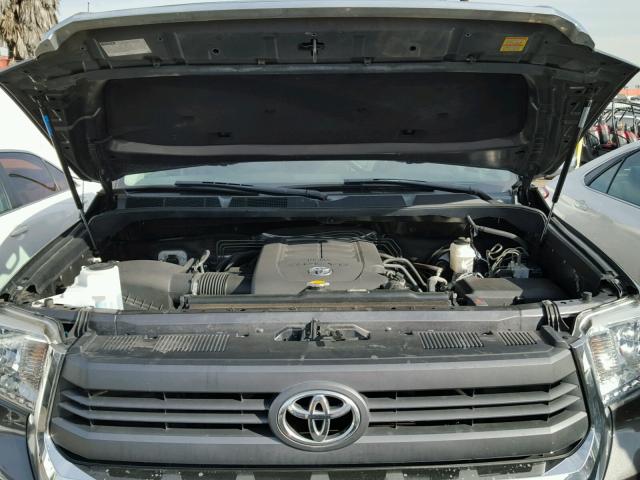 5TFRM5F11EX075040 - 2014 TOYOTA TUNDRA DOU CHARCOAL photo 7