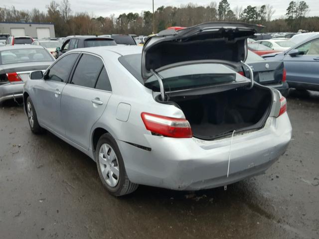 4T1BE46K87U178733 - 2007 TOYOTA CAMRY NEW SILVER photo 3