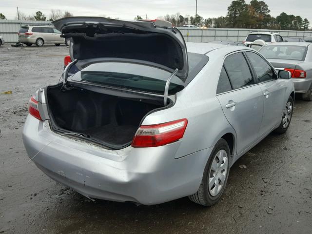 4T1BE46K87U178733 - 2007 TOYOTA CAMRY NEW SILVER photo 4