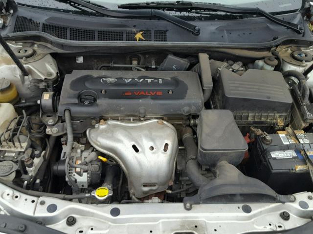 4T1BE46K87U178733 - 2007 TOYOTA CAMRY NEW SILVER photo 7