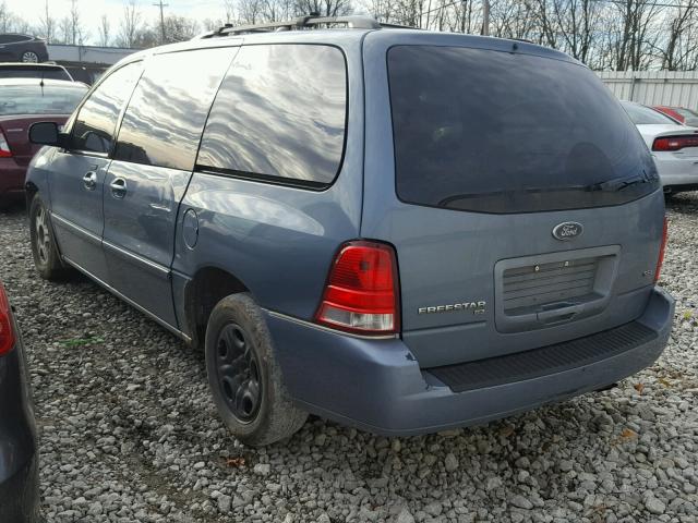 2FMZA52274BA01288 - 2004 FORD FREESTAR S BLUE photo 3