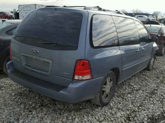 2FMZA52274BA01288 - 2004 FORD FREESTAR S BLUE photo 4