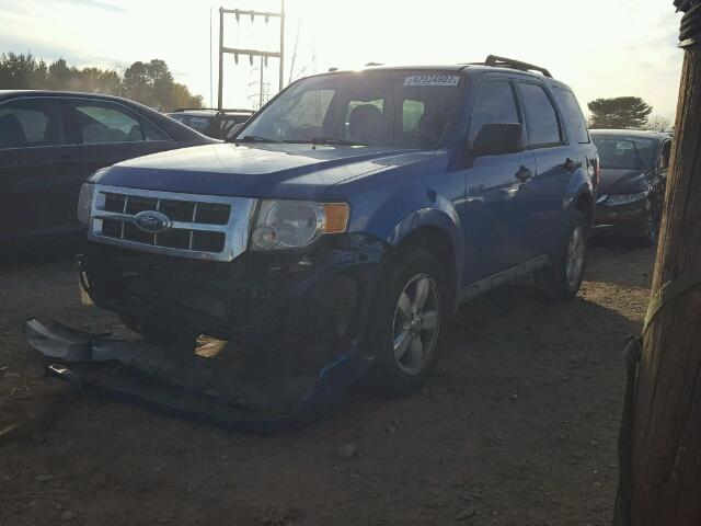 1FMCU0D77BKA72437 - 2011 FORD ESCAPE XLT BLUE photo 2