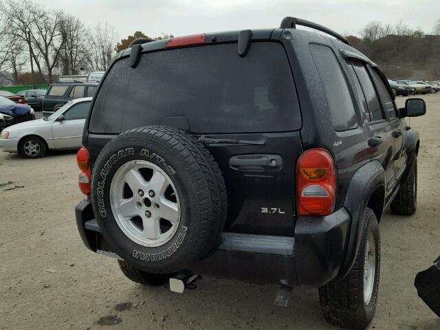 1J4GL58K92W222278 - 2002 JEEP LIBERTY LI BLACK photo 4