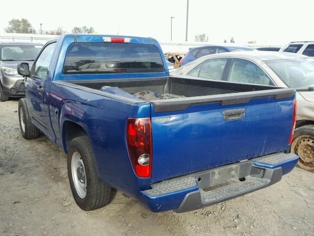 1GCCSBF92C8149735 - 2012 CHEVROLET COLORADO BLUE photo 3