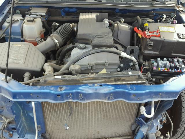 1GCCSBF92C8149735 - 2012 CHEVROLET COLORADO BLUE photo 7