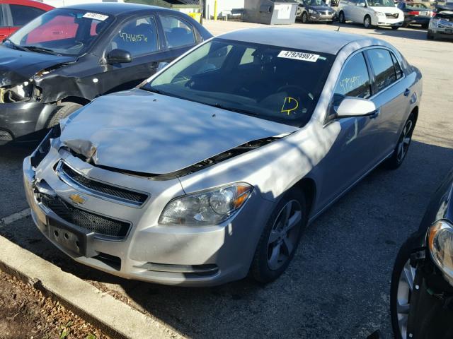 1G1ZC5E17BF259459 - 2011 CHEVROLET MALIBU 1LT SILVER photo 2