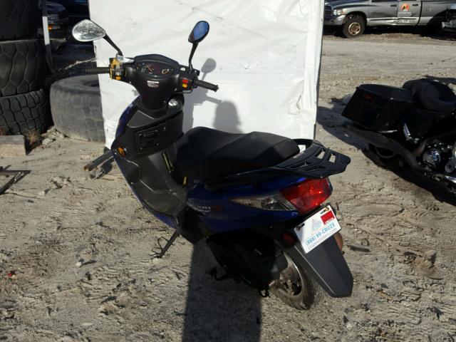 LLPVGBAE7F1M28066 - 2016 JIAJ MOPED BLUE photo 3