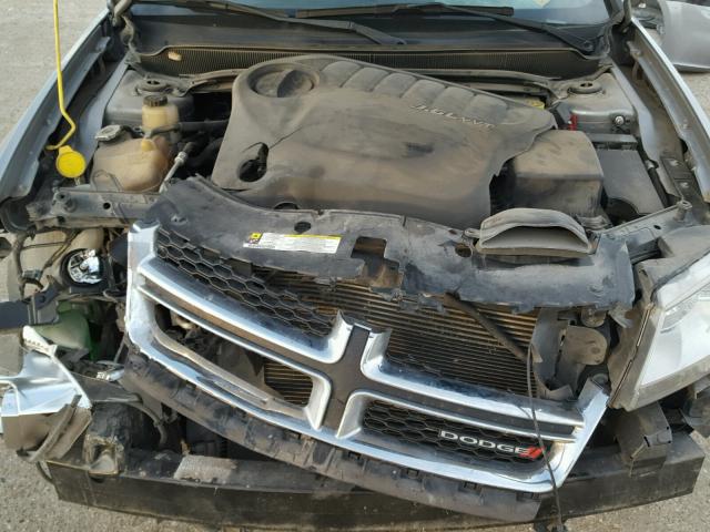 1C3CDZCG9DN687636 - 2013 DODGE AVENGER SX SILVER photo 7