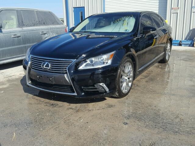 JTHBL5EF2E5125942 - 2014 LEXUS LS 460 BLACK photo 2