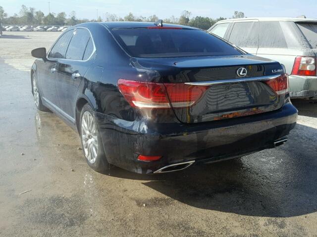 JTHBL5EF2E5125942 - 2014 LEXUS LS 460 BLACK photo 3