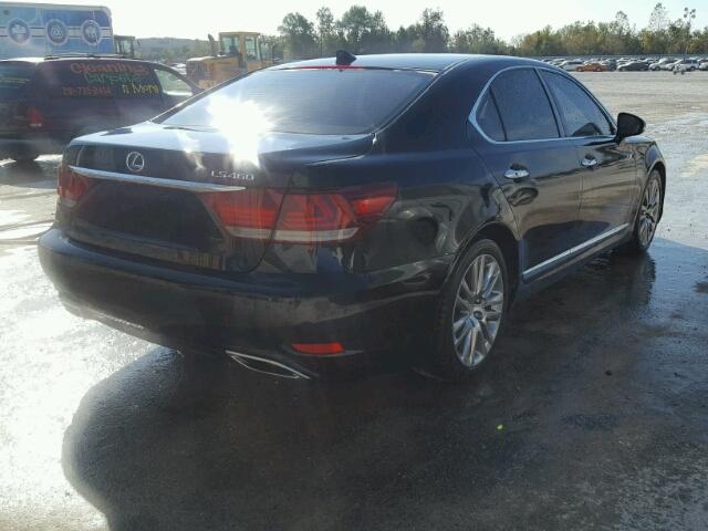 JTHBL5EF2E5125942 - 2014 LEXUS LS 460 BLACK photo 4