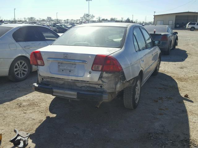 2HGES16512H572820 - 2002 HONDA CIVIC LX SILVER photo 4