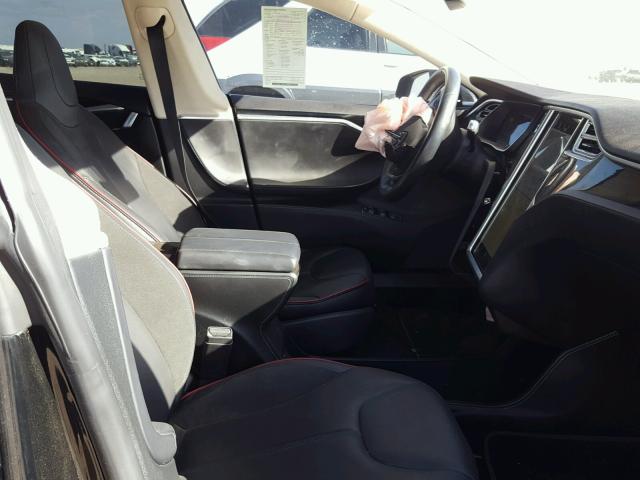 5YJSA1H15EFP48065 - 2014 TESLA MODEL S BLACK photo 5